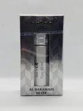 Al-Haramain Silver Oriental Concentrated Body Perfume Oil 10ml Bottle Roll-on From UAE - www.royalperfumesusa.com