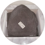 Islamic Men's Kufi Prayer Cap Muslim Men's Hat 100% Cotton Knitted - www.royalperfumesusa.com