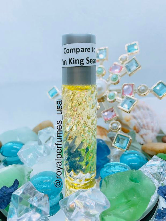 a bottle of I am King type perfume body oil