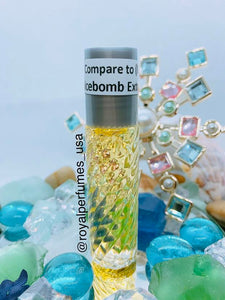 a bottle of Spicebomb Extreme type perfume body oil 