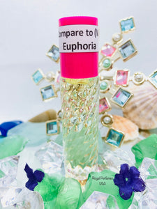 A roll on bottle of Euphoria Calvin Klein Type Perfume Oil 