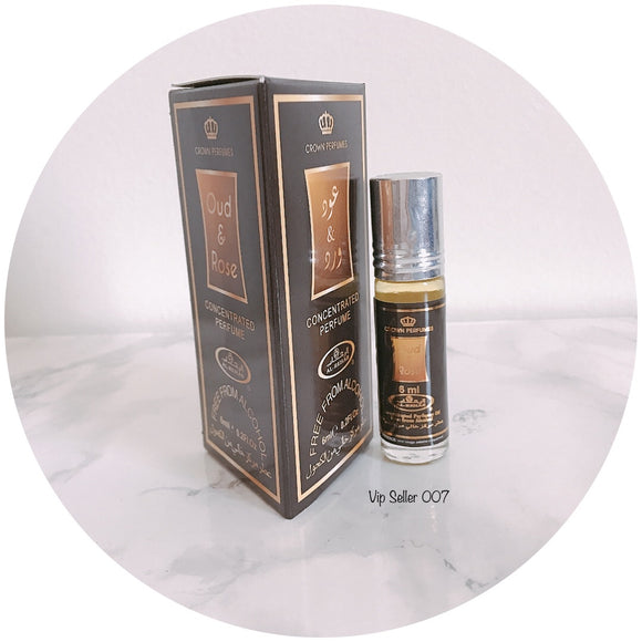Oud And Rose by Al-Rehab Concentrated Perfume Oil 6ml Roll-on - www.royalperfumesusa.com